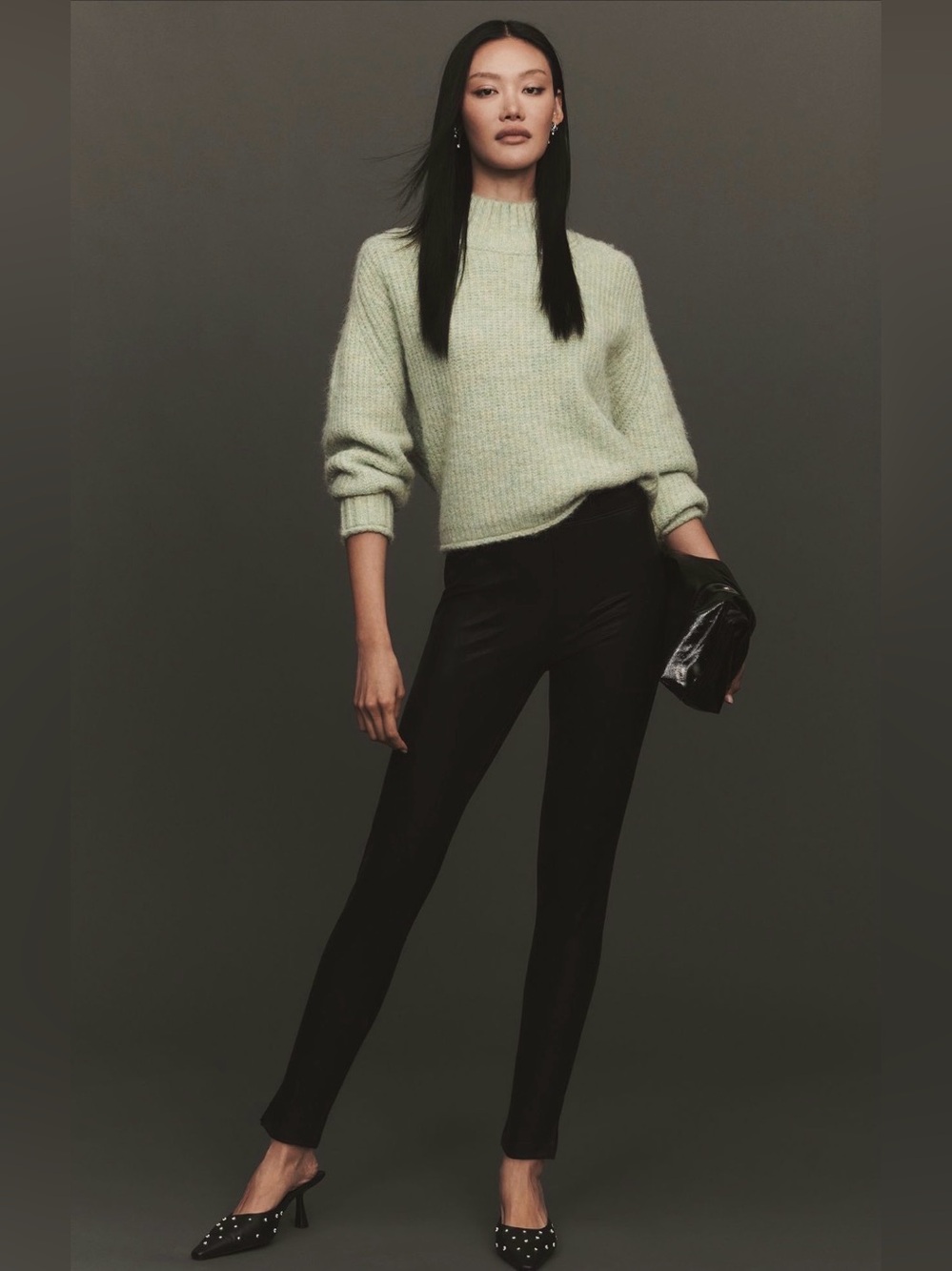 NWT Sanctuary x Anthropologie Faux Leather Leggings L